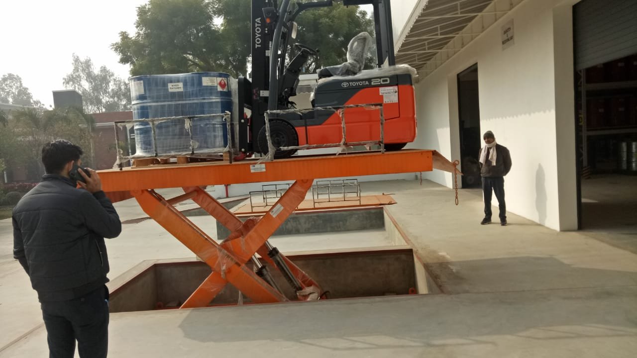 Pit Mounted Scissor Lift In Umaria